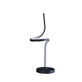 ORE International 22" in Led Apollo Spiral Curved Tube Modern Table Lamp