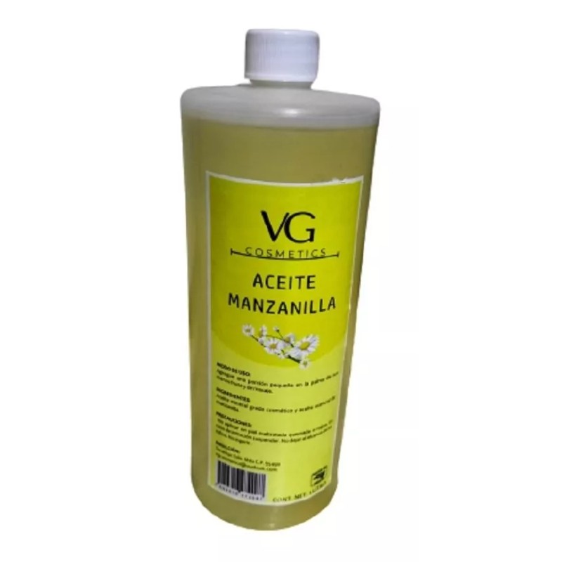 VGCOSMETICS Aceite Manzanilla Masajes Corporal Profesional Spa 1 Litro