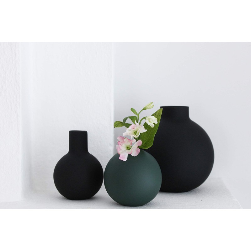 Cooee Design Ball Vase 8cm Dark Green