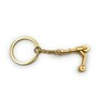 H-Customs Cityroller Scooter Gold Keyring Pendant, gold