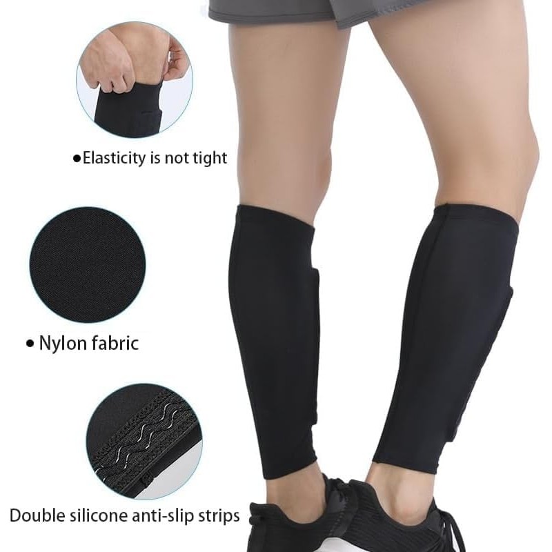 Kumosaka Shin Guards, Soccer, Football, Boxing - Black, Medium