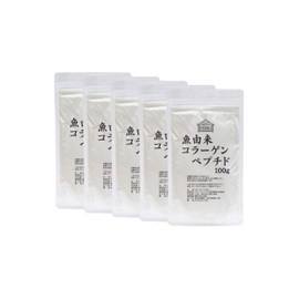 Natural Health Company, Fish Collagen Peptide, 3.5 oz (100 g) x 5, Powder, Supplement, Additive-free, 100%