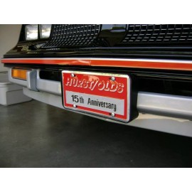 Gbodyparts 81-88 Cutlass Front Bumper Tag Mount Bracket Holder 83"Hurst Olds" License Plate