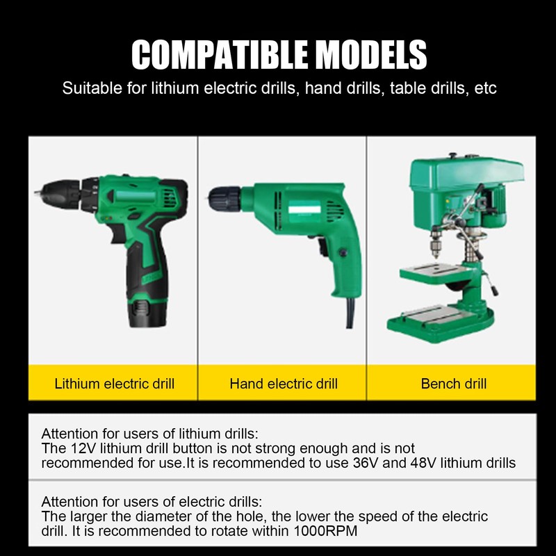 Okaywork 3 Pieces Step Drill Set, Hex Shank Step Drill