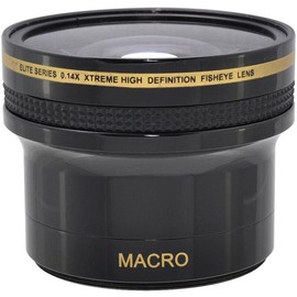 OPTURA HD .X14 FISHEYE Macro Lens for Nikon D3400 D5600, for 55MM Filter Thread Size