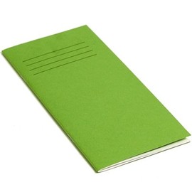 RHINO 200 x 100 mm 32 Page Notebook - Light Green (Pack of 10)
