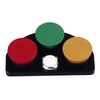 Watch Repair Oil Cup Stand Metal Ceramic Watchmaker Grease Holder