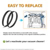 JEDELEOS Replacement Belts for Bissell Model 3832 3836 3837 3839