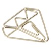 100pcs Metallic Paper Clips Golden Electroplating Process Anti Rust Paper