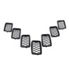 RAGBUSCLE Front Mesh Grille Inserts Ring Trim Kit Compatible with