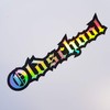 folien-zentrum Oldschool Lettering 13.5 x 3 cm Car Sticker Oilslick