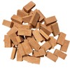 Woohome 150 PCS Mini Red Wall Bricks, 1:16 Mini Bricks