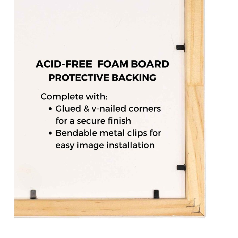 26x32 Frame Black Solid Wood Picture Frame | 1.25 Inch