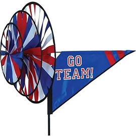 Premier 22157 Triple Spinner with Go Team Label, 33 by 27-Inch, Blue/Red