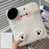 Sticker Album, A6 Binder for Girls, Fluffy Cute Animal Design,