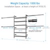 Timate P3 PLUS Closet System, Expandable Wall Mounted Closet with