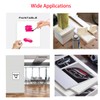 DRERIO 4 pcs ABS Plastic Sheets Boards 1.5mm White Plastic