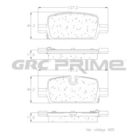 Balatas Grc Rivian R1s 2022/2024 Tras