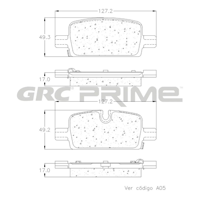 Balatas Grc Rivian R1s 2022/2024 Tras