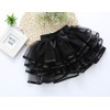 BGFKS 4 Layered Tulle Tutu Skirt for Girls with Matching