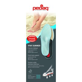'Pedag Viva "Summer Blauder Anatomically Shaped Barefoot Einlegesohle - Brown - 41 EU