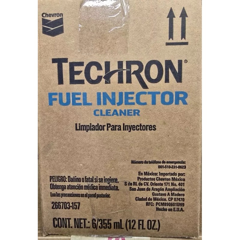 Chevron [6 pack] Techron Fuel Injector Cleaner