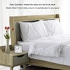 Small Clock Black Alarm Silent Minimalistic Design Snooze with Backlight