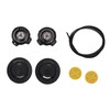 4 Sets Rotating Buckle Shoes Laces Steel Wire Elastic No