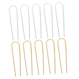BIUDECO Vintage Hairpin Set 10pcs u Shaped Hair Sticks Hair Sticks for Women for Wedding Party