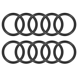 MACHSWON 10 Pcs Nitrile Rubber O-Rings 86mm OD 79mm ID 3.5mm Width Metric Sealing Washer Round O-Ring Gasket O Rings Seal Grommets Black