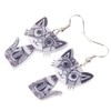 DUOWEI Acrylic Cat Earrings CAT Dangle Jewelry for Women Gifts