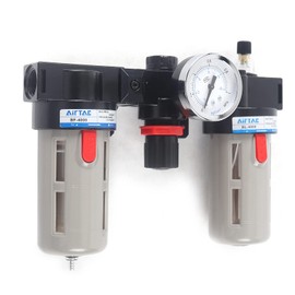 Air Compressor Filter Regulator PT1/2 Air Filter Regulator Air Line Filter Separator Compressor Gauge Water Oil Trap Oil and Moisture Filter Compressor for Compressor and Air Tools