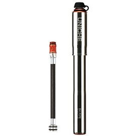 UNICHE Tech High Volume Mini Bicycle Pump (Silver, Small)