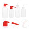Gatuida 4pcs Elbow Washing Bottle Precision Squeeze Safety Bottles for