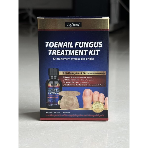 Arflom Toenail Fungus Treatment Kit with 25% Undecylenic Acid (15)