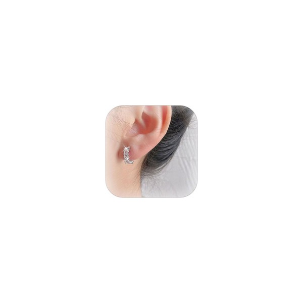 Rhinestone Ear Cuff Gold Silver Sparkling Rhinestone Ear Cuffs for