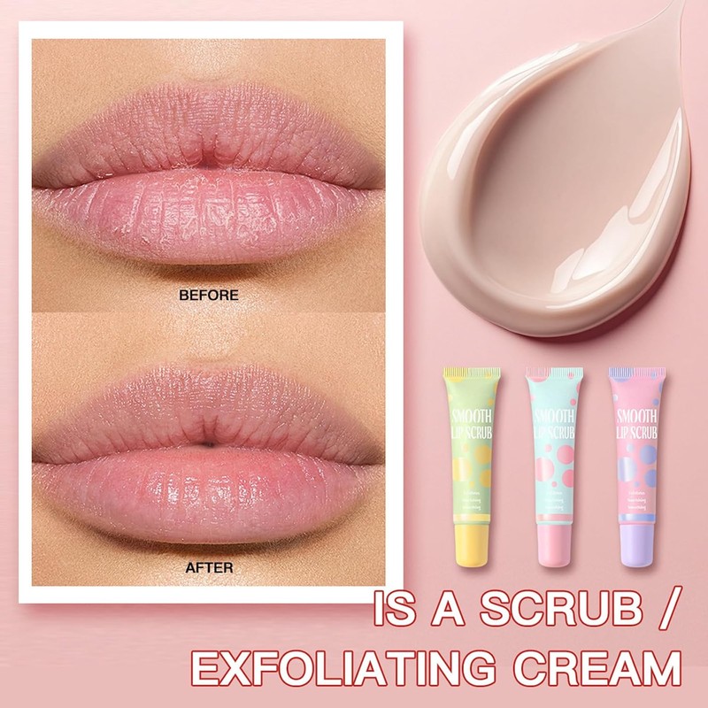 Exfoliante Labial Cremoso Exfoliación Suave Formulada Con Delicadas Partículas De