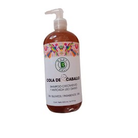 Shampoo Crecimiento Cola de Caballo - 500 ml | Fortalece, Nutre y Acelera el Crecimiento Capilar | Macerado de 13 Hierbas, Aceite de Argán y Keratina | Sin Sulfatos, Parabenos ni Sales