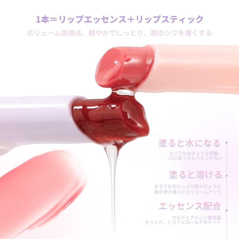 XIXI Box Lip Tint, High Adhesion, Crumble Resistant, Waterproof, Ruddy