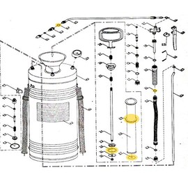 Longray Viton Gasket Kit Stainless Steel Sprayer