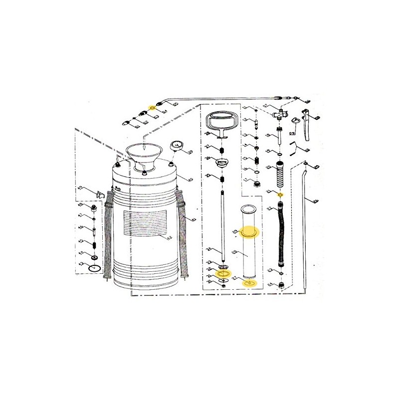 Longray Viton Gasket Kit Stainless Steel Sprayer