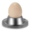 Flexzion Egg Cup Holder Set (4 Piece Sets) - Stainless