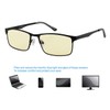 EYECEDAR Amcedar 5 stuks Lesebrille Herren Rechteck Rahmen Metall Grau