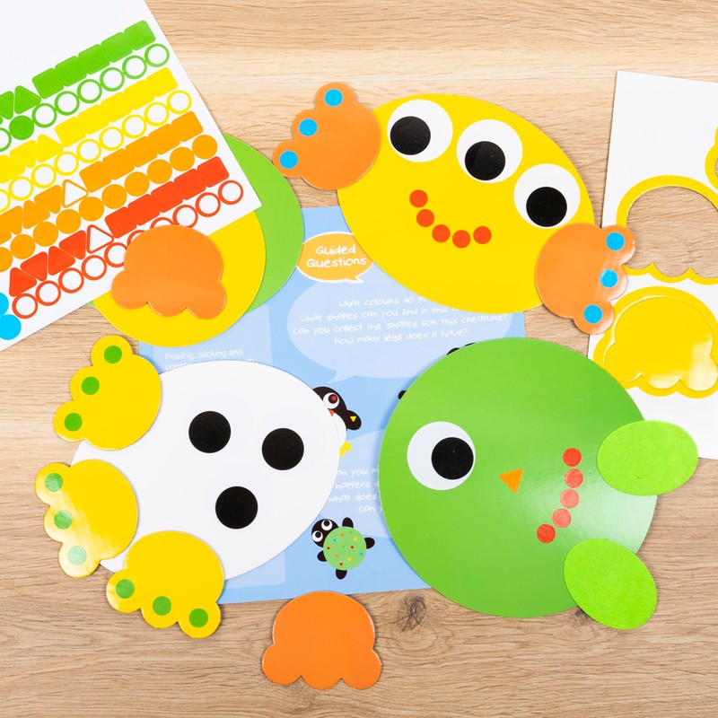 Micador Early Start Sensory Creating Pack, Crazy Creatures - Sensory,