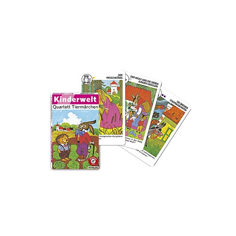 Piatnik 4212 "Fairy tales - Animal Quartet Game