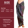 PANASIAM Sarong B109 green leaf, L