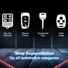 KeylessOption Keyless Entry Car Remote Flip Ignition Key Fob for