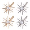 Baluue 4pcs Rhinestone Hair Clips for Women Elegant Barrettes Hair