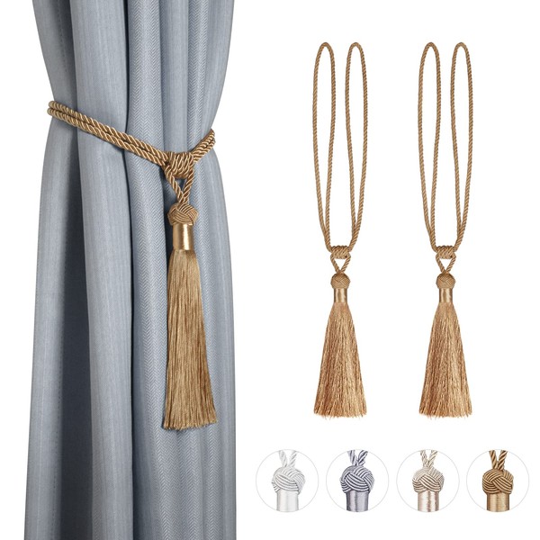 Dalababa Pack of 2 Curtain Holders, Tiebacks, Curtain Holders, Polyester