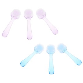 Ipetboom Face Pad Brush Set Gentle Face Scrubber for Sensitive Skin Travel-friendly Facial Cleansing Brush Cap